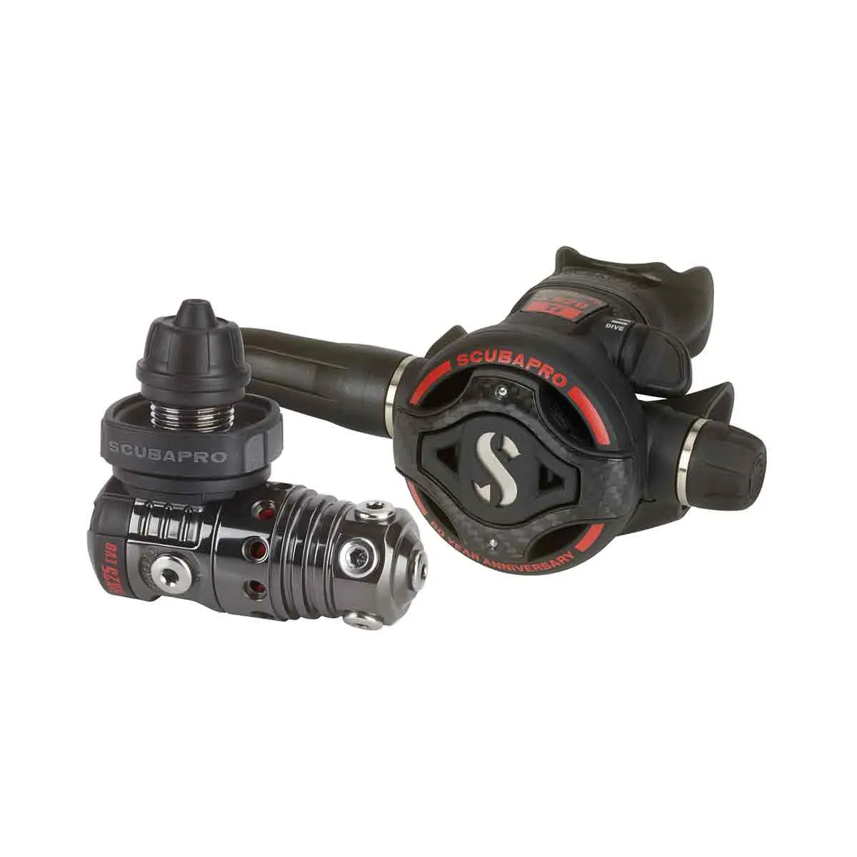 Scubapro 60th Anniversary Edition MK25 EVO/s620Ti Black Tech Carbon Regulator