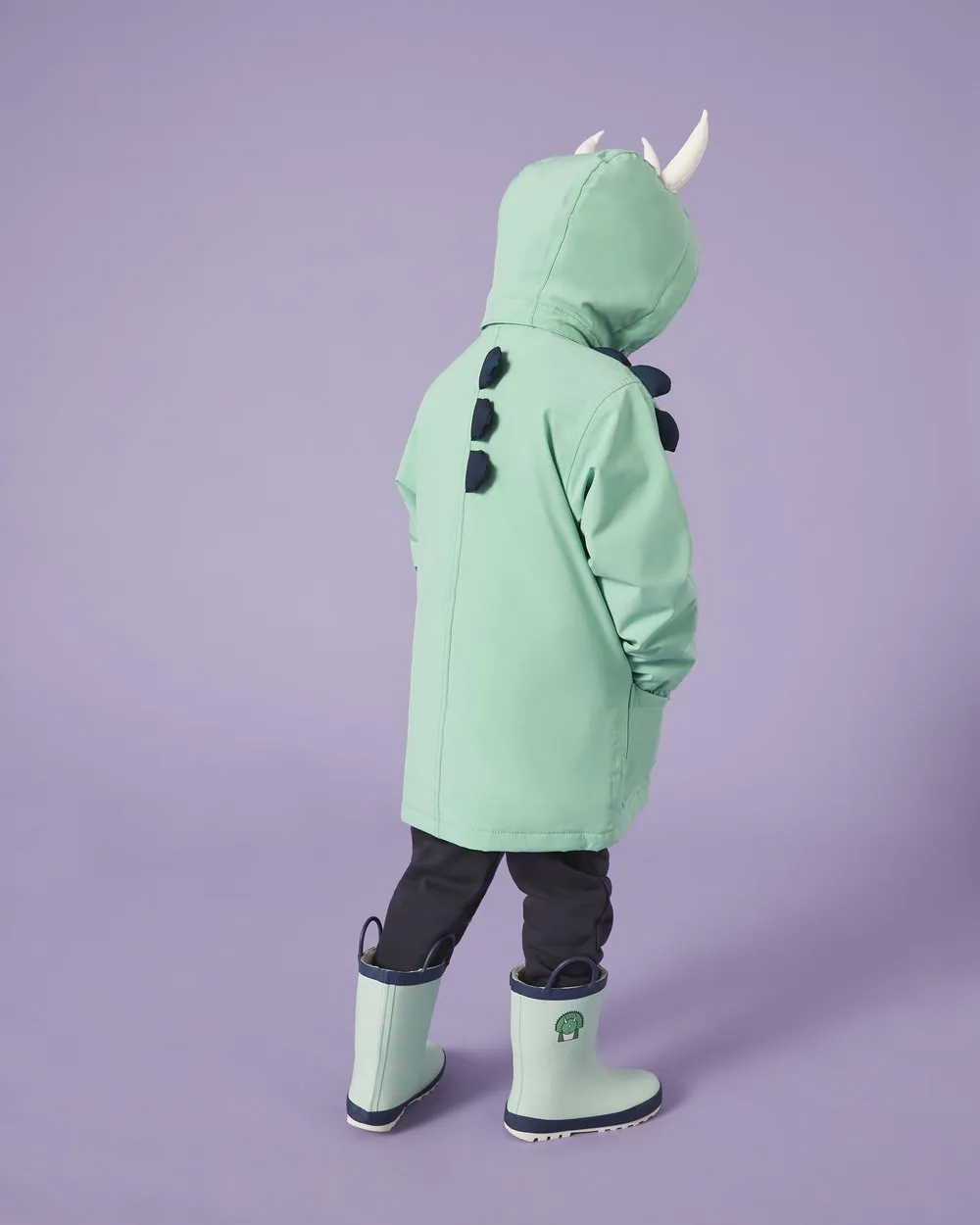 Spike the Dinosaur - Kids Raincoat