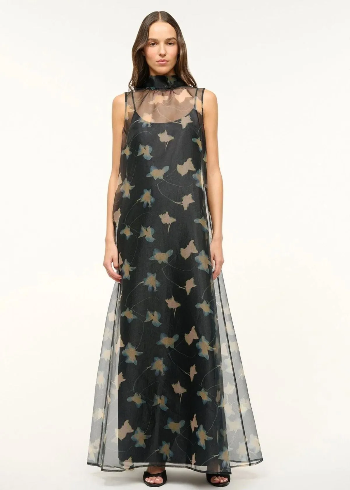 STAUD Albee Dress - Botanical Shadows