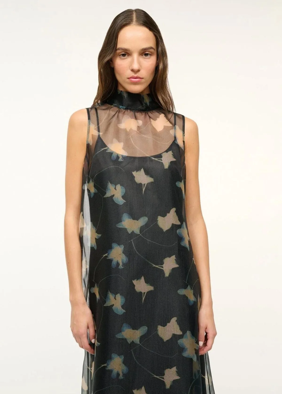 STAUD Albee Dress - Botanical Shadows