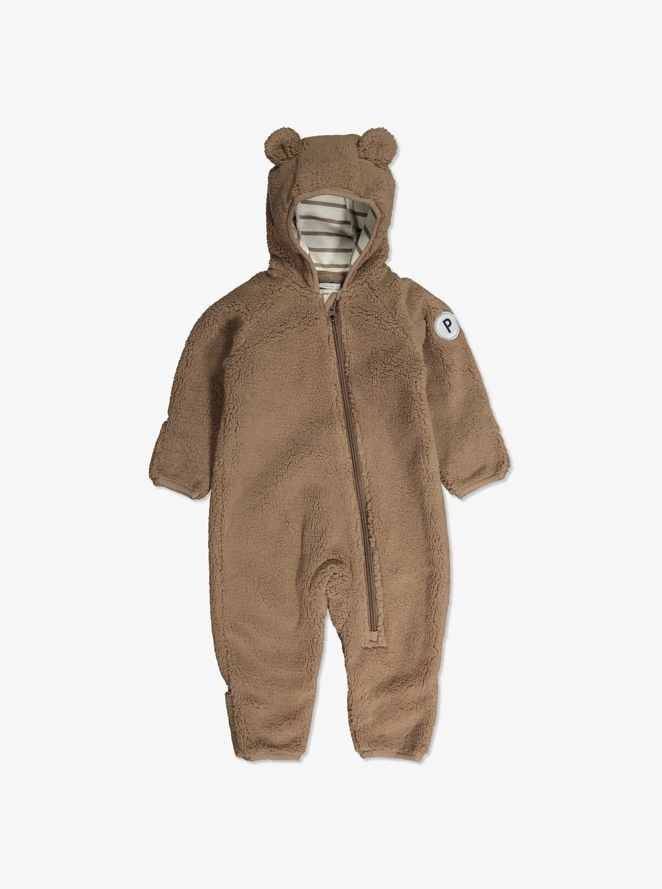 Teddy Fleece Baby Pramsuit