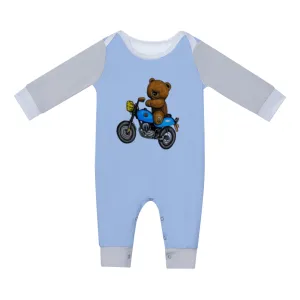 Teddy Ride Infant Long Sleeve Romper