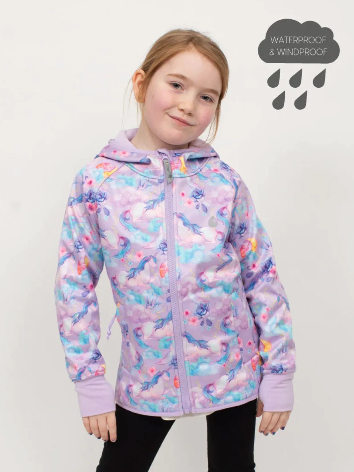 The All-Weather Fleece Hoodie - Unicorn Dream - KIDS