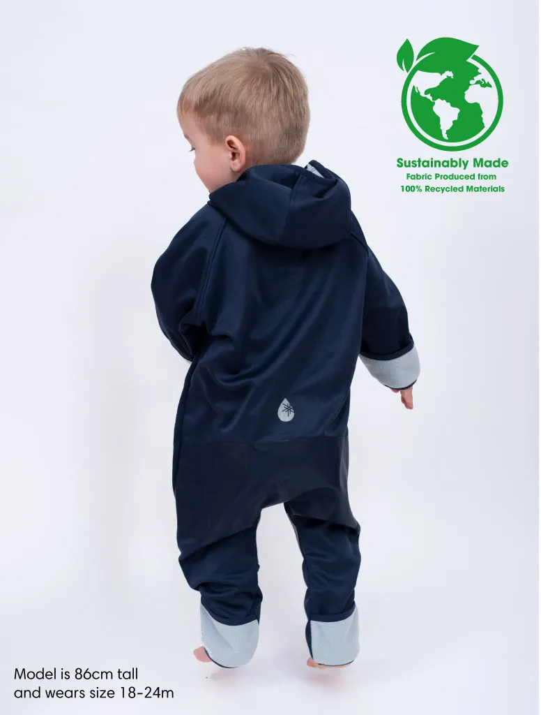 The All Weather Fleece Onesie - Navy - BABY