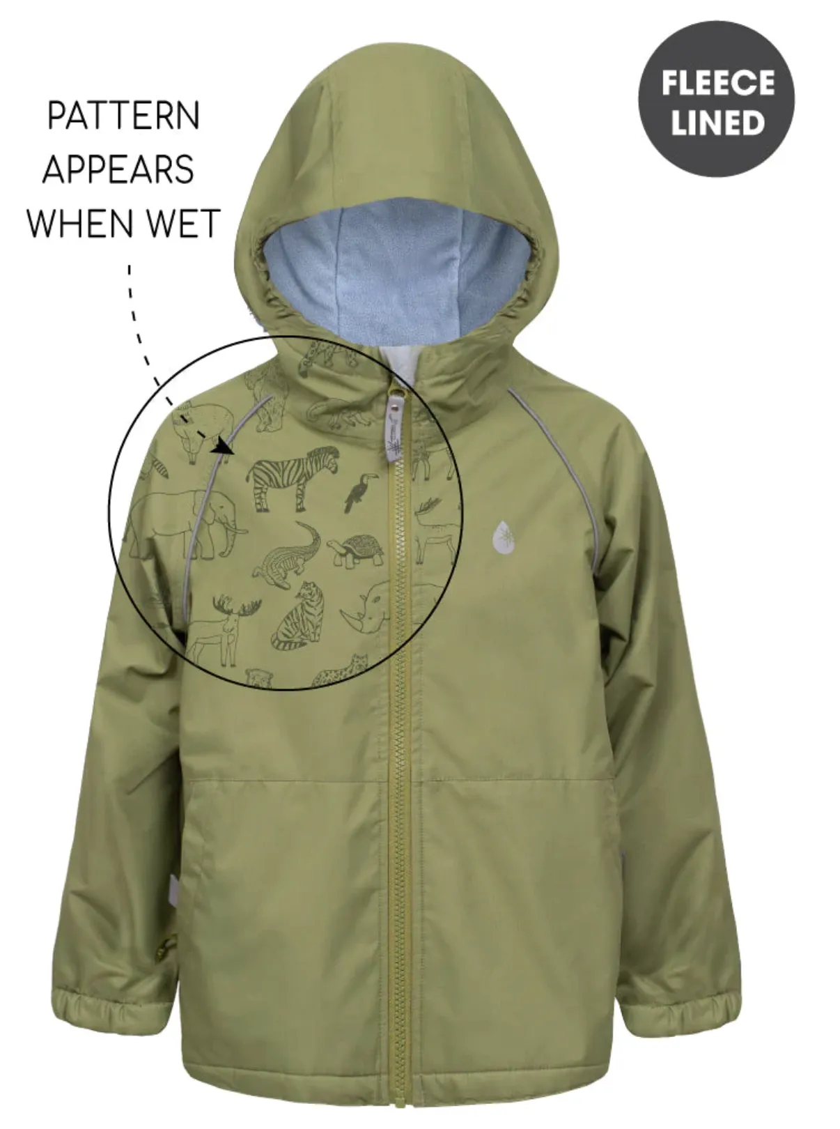 The Splash Magic Storm Jacket - Olive - KIDS