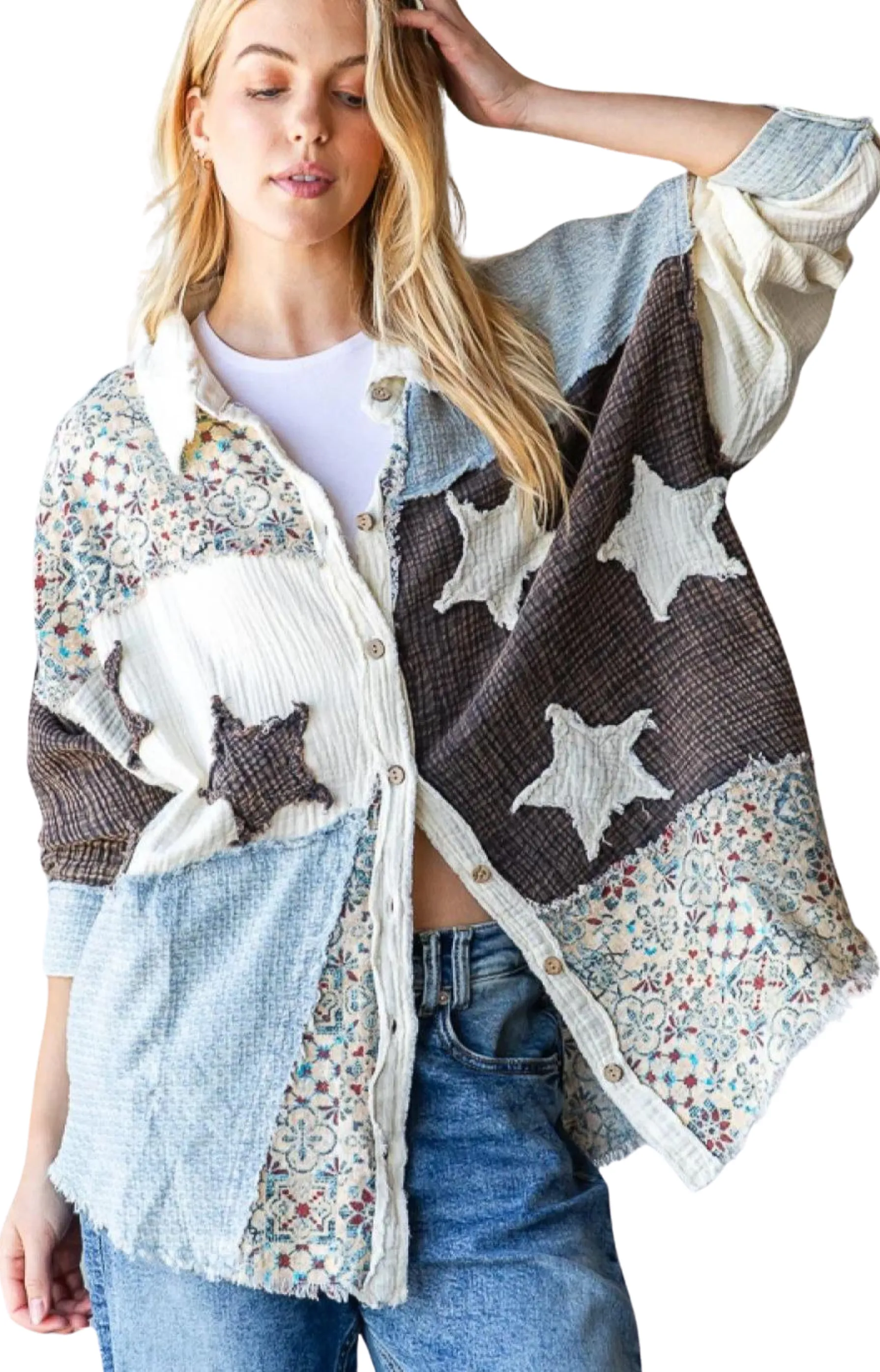 The Star Patchwork Top