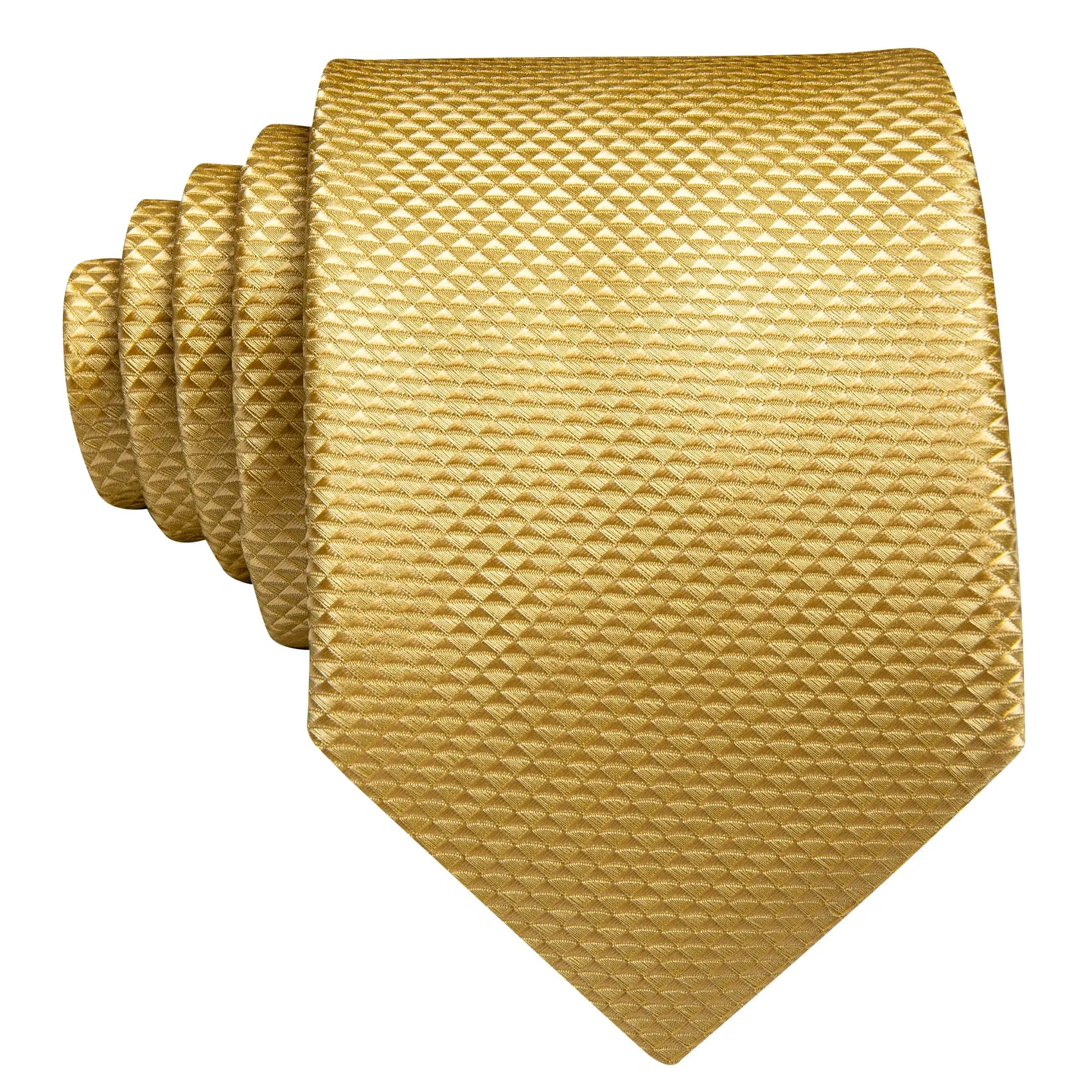 Ties2you Dress Tie Urobilin Yellow Novelty Silk Formal Men's Tie Handkerchief Cufflinks Set