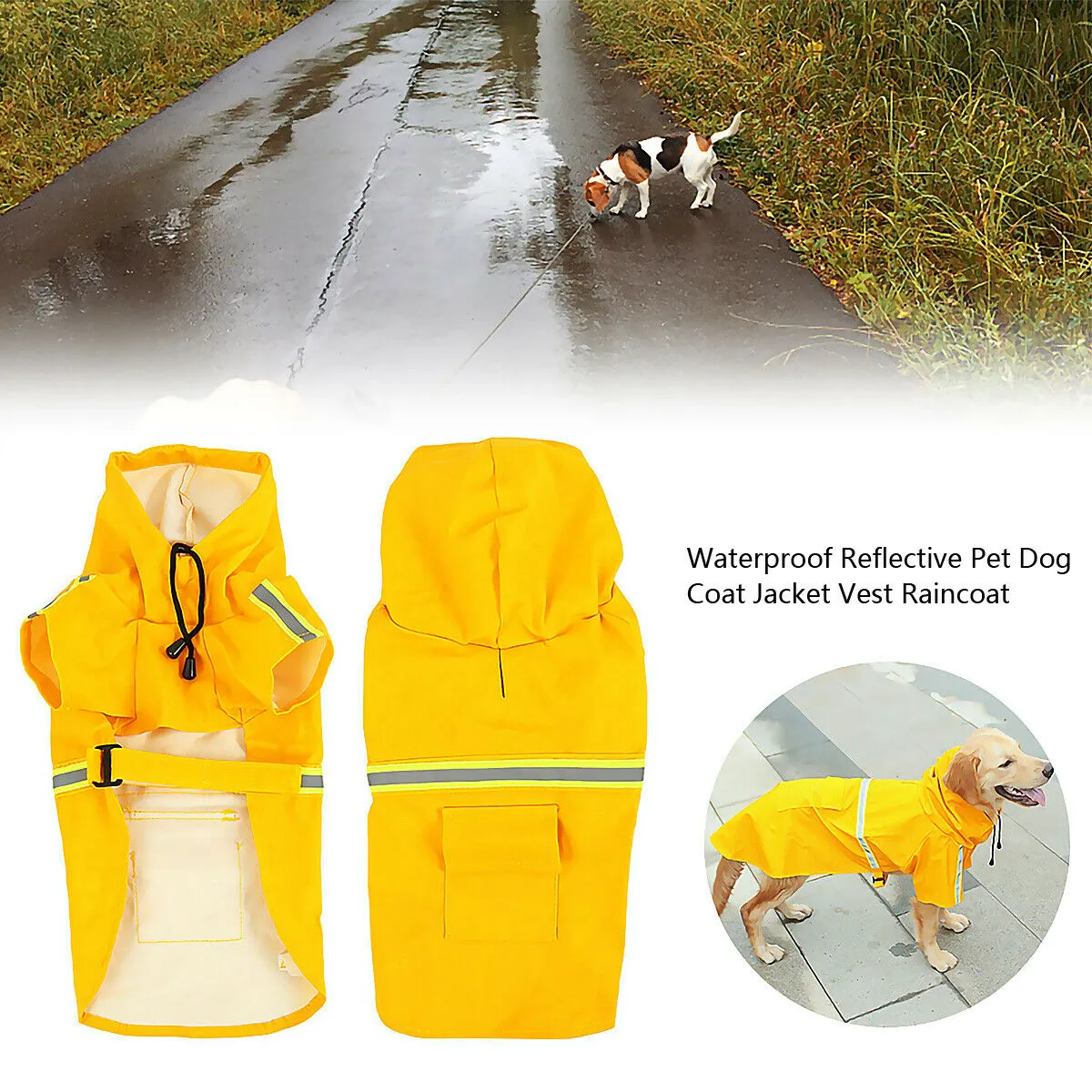 Trendy Raincoat for Pups"