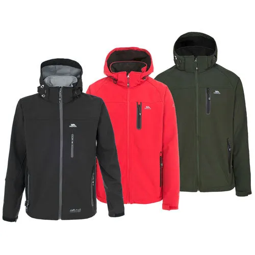 Trespass Men's Accelerator II Softshell Jacket - Ultimate Lightweight, Waterproof, and Windproof Protection