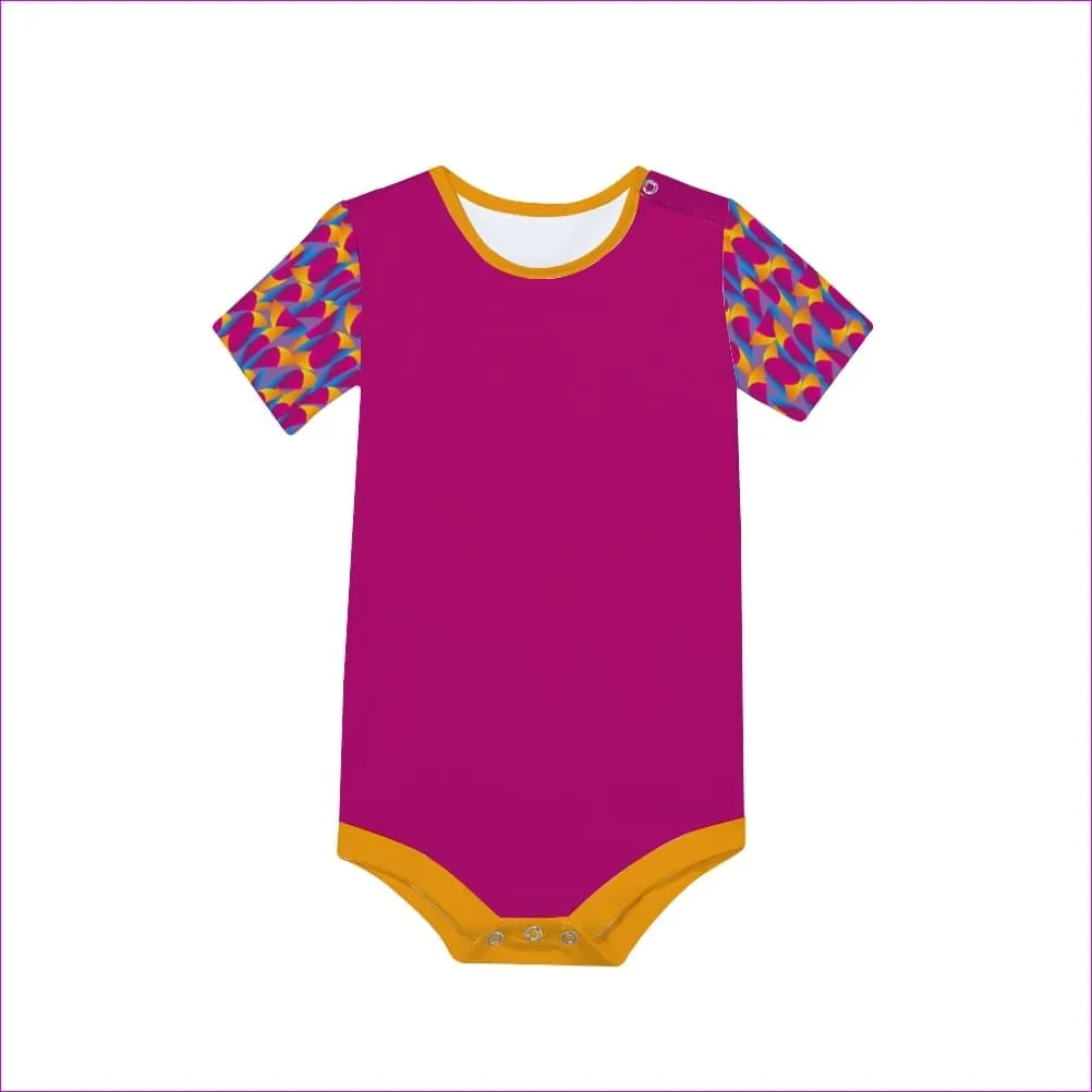 Vibrant Thang Baby's Short Sleeve Romper