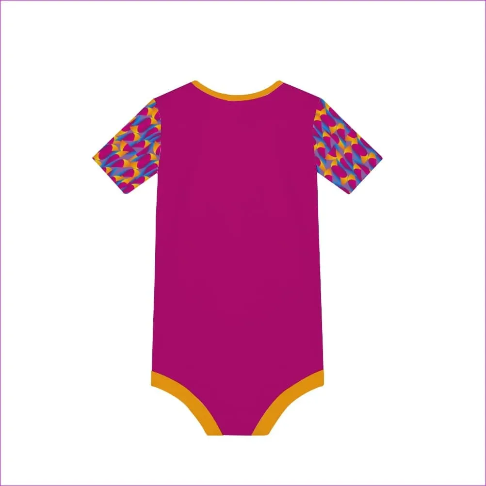 Vibrant Thang Baby's Short Sleeve Romper