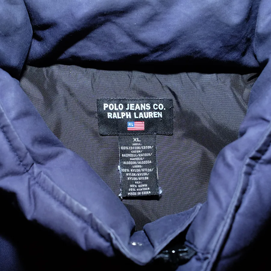 Vintage Polo Jeans Ralph Lauren Puffer Jacket XLarge