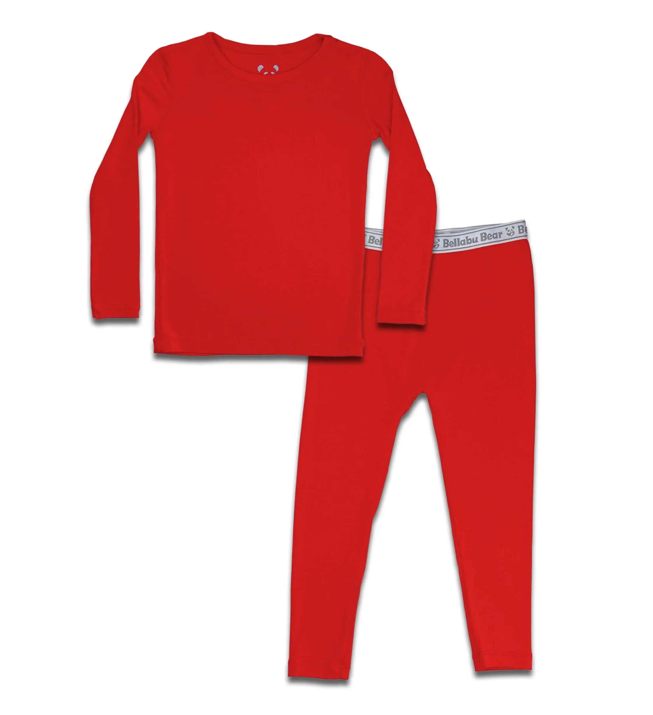 Winterberry Red Kids Bamboo Pajamas