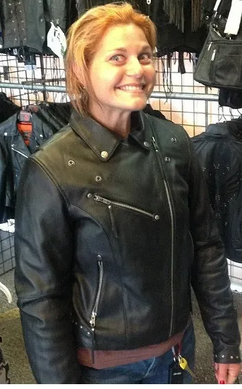 Women’s Riveted Classic M/C Jacket