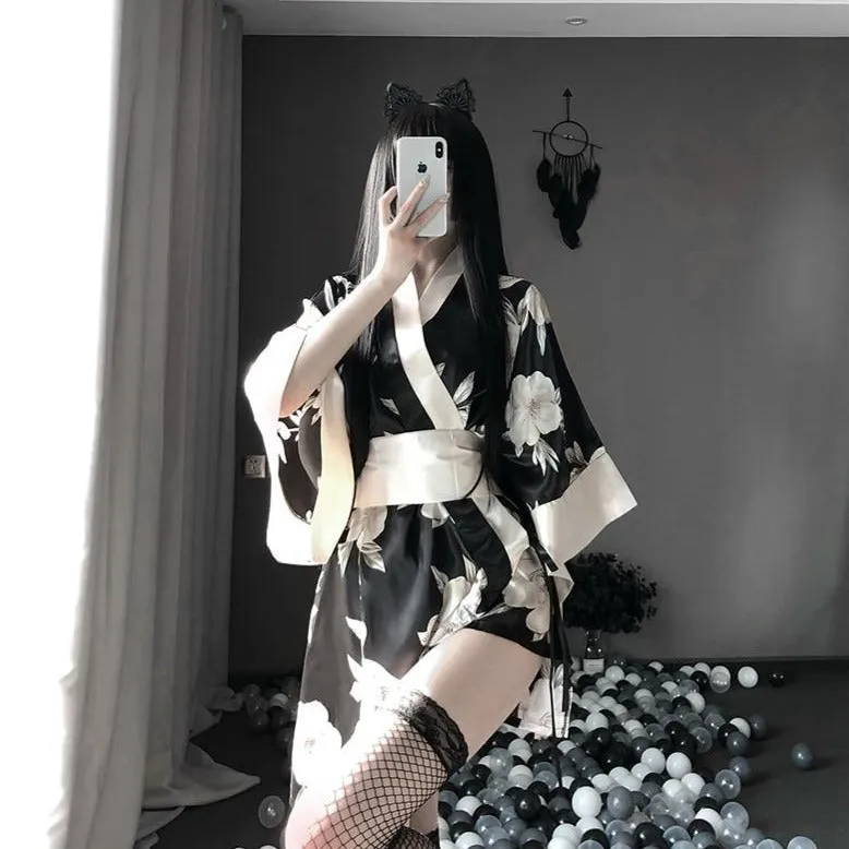 Yanina's Sleepwear Floral Kimono