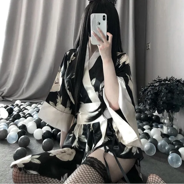 Yanina's Sleepwear Floral Kimono